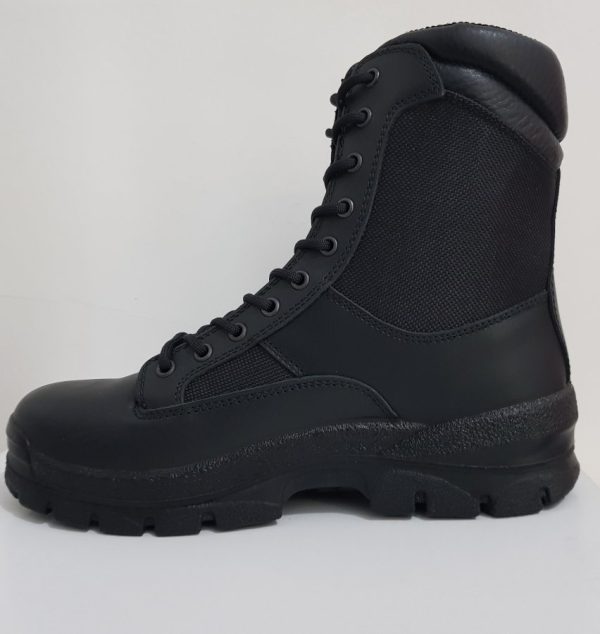 Anfibi Militari OPERATION in pelle e cordura  di colore nero
