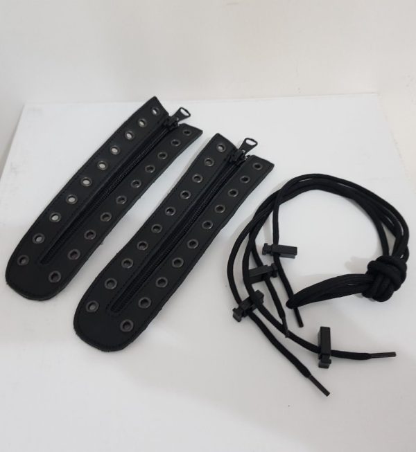 Anfibi Militari OPERATION in pelle e cordura  di colore nero