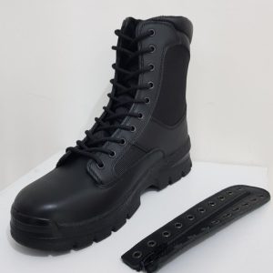 Anfibi Militari OPERATION in pelle e cordura di colore nero