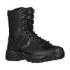 Anfibi Security MIL-TEC con zip laterale di colore nero