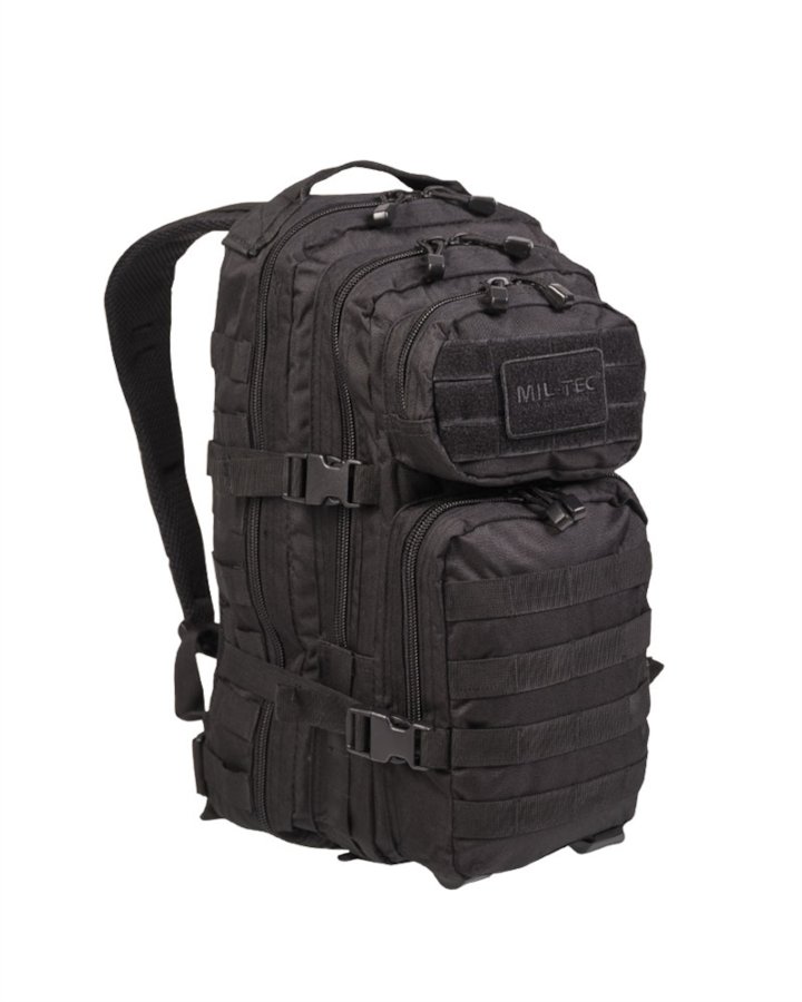 Zaino Militare Assault MIL-TEC da 30 litri di colore nero