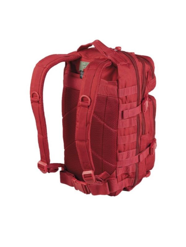 Zaino Militare Assault MIL-TEC da 30 litri di colore rosso