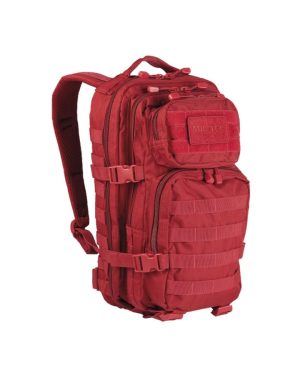 Zaino Militare Assault MIL-TEC da 30 litri di colore rosso