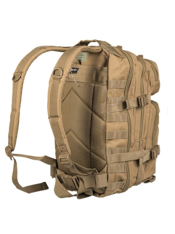 Zaino Militare Assault MIL-TEC da 30 litri di colore coyote tan