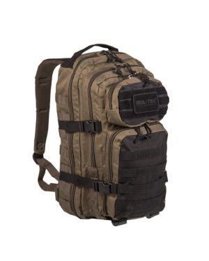 Zaino Militare Assault MIL-TEC da 30 litri di colore verde nero