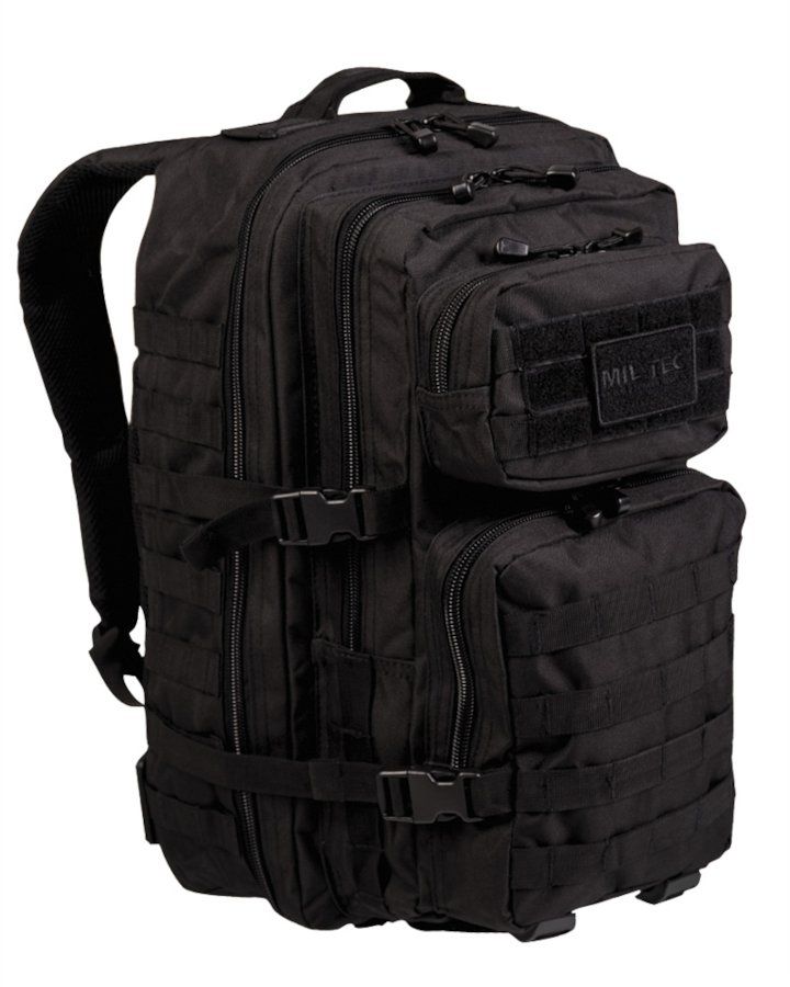 Zaino Militare Assault MIL-TEC da 50 litri di colore nero