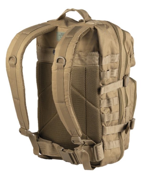 Zaino Militare Assault MIL-TEC da 50 litri di colore coyote tan