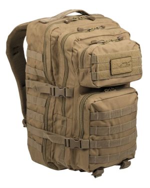 Zaino Militare Assault MIL-TEC da 50 litri di colore coyote tan