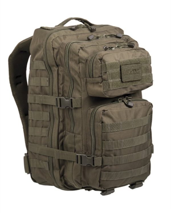 Zaino Militare Assault MIL-TEC da 50 litri di colore verde