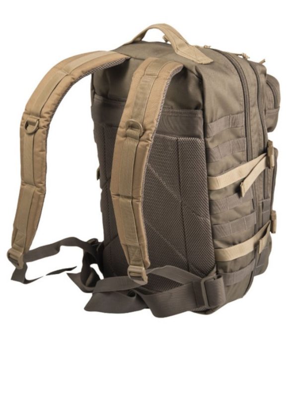 Zaino Militare Assault MIL-TEC da 50 litri bicolore verde coyote