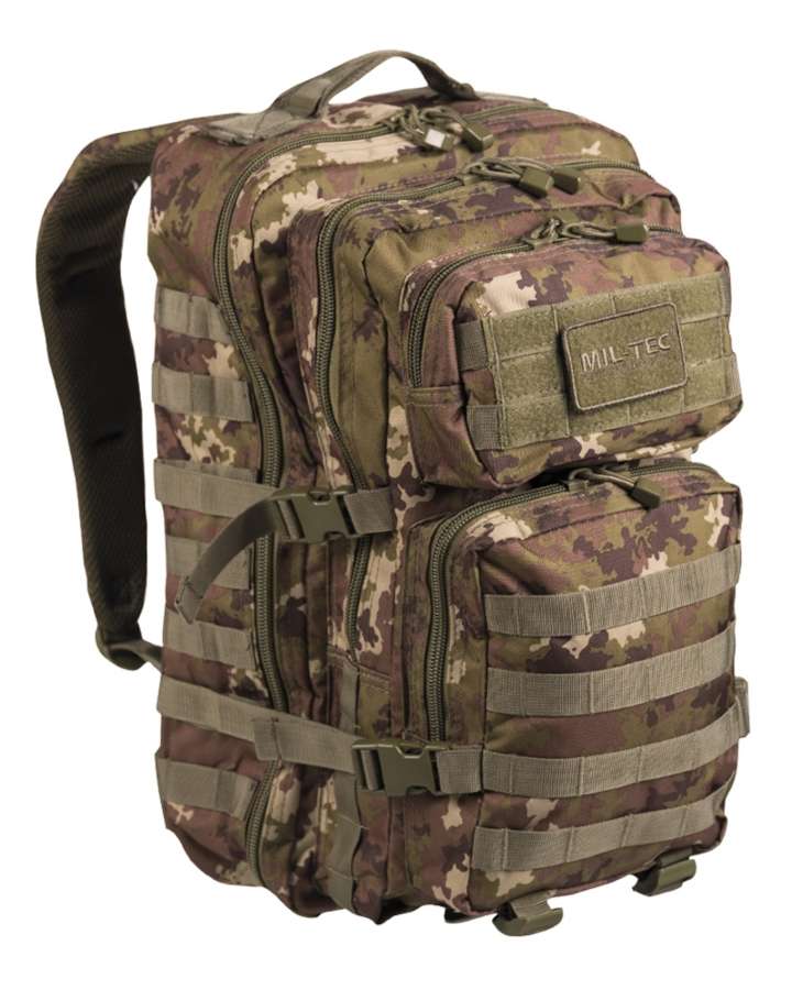 Zaino Militare Assault MIL-TEC da 50 litri mimetico vegetato
