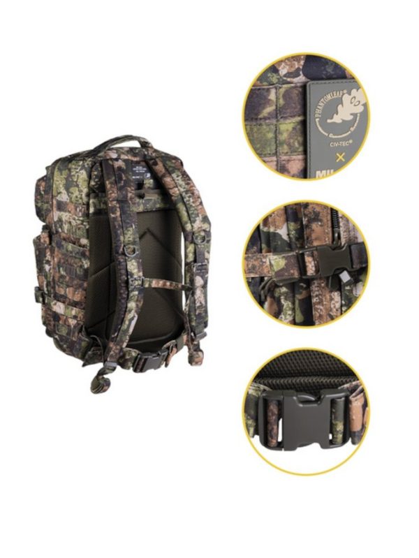 Zaino Militare Assault MIL-TEC da 50 litri mimetico wasp I Z3A