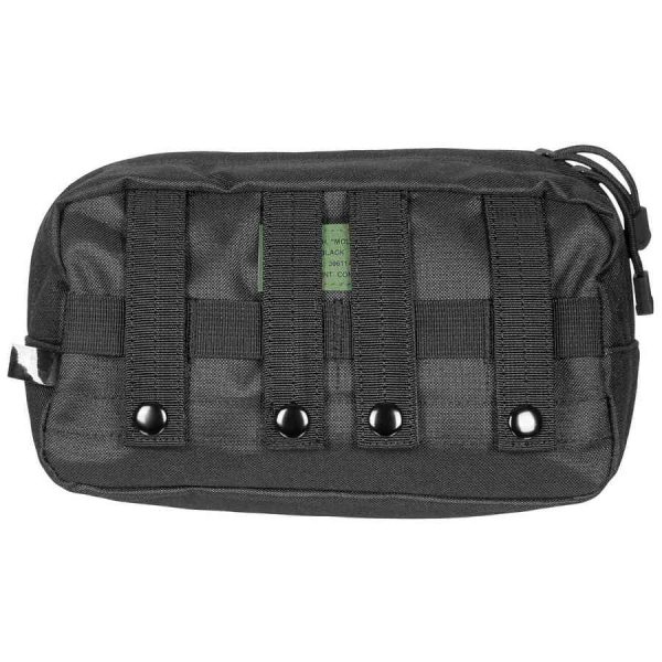 astornro-01 Tasca mollesystem orizzontale MFH di colore nero