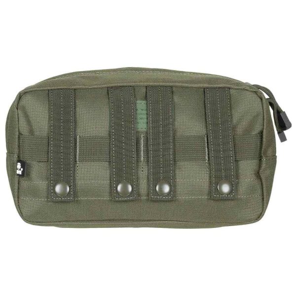 Tasca mollesystem orizzontale MFH di colore verde OD