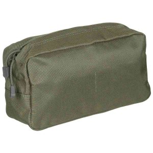 Tasca mollesystem orizzontale MFH di colore verde OD