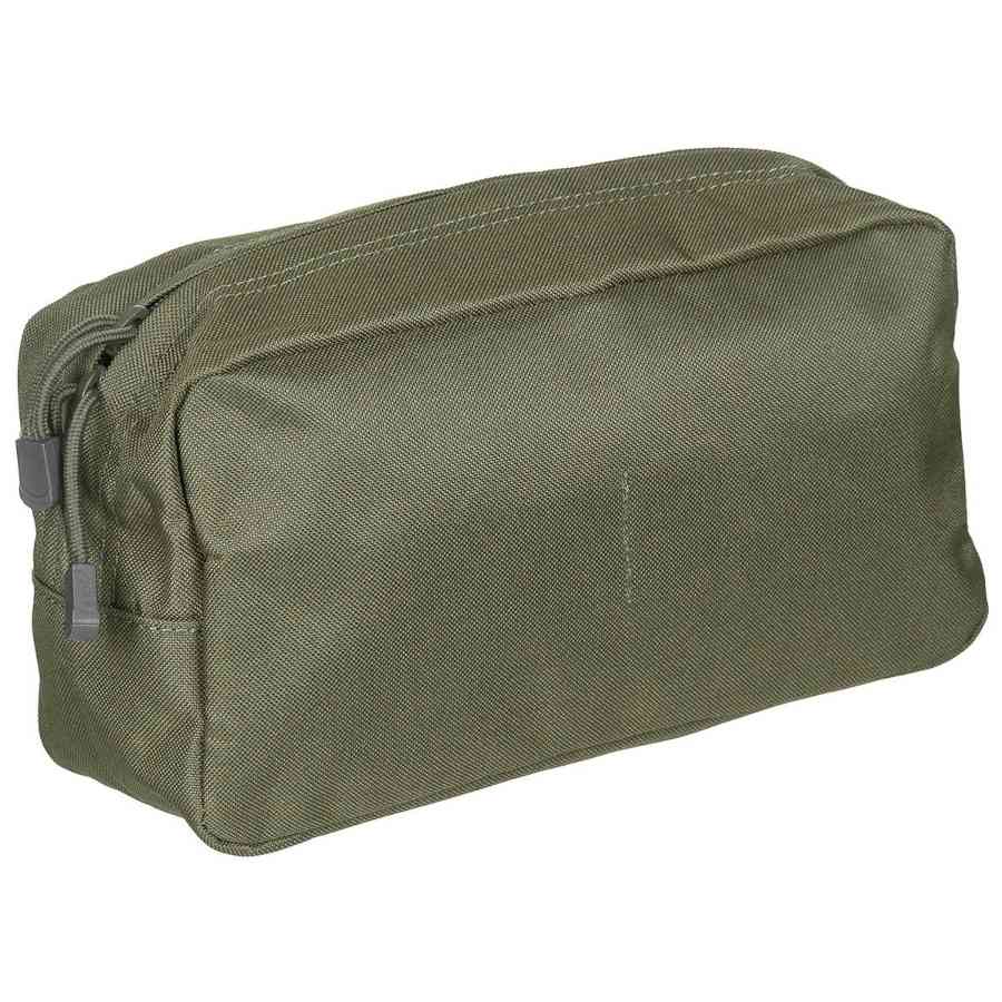 Tasca mollesystem orizzontale MFH di colore verde OD