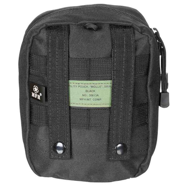 Tasca mollesystem verticale MFH di colore nero