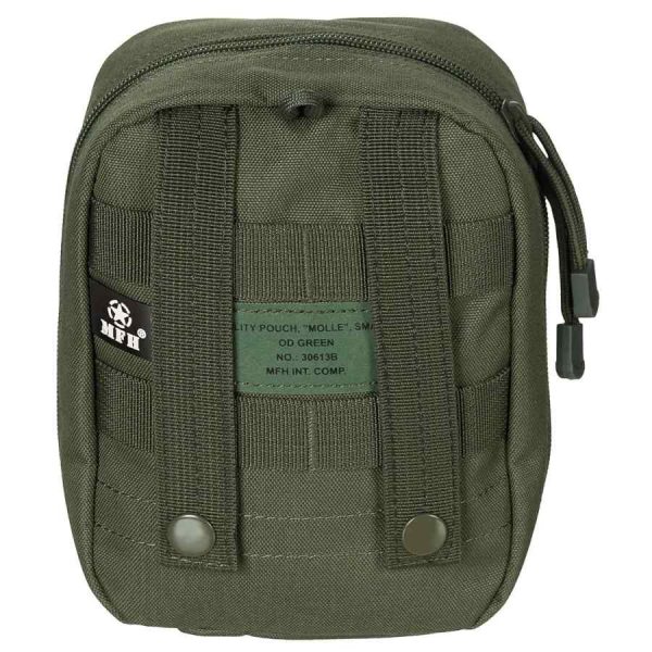 Tasca mollesystem verticale MFH di colore verde
