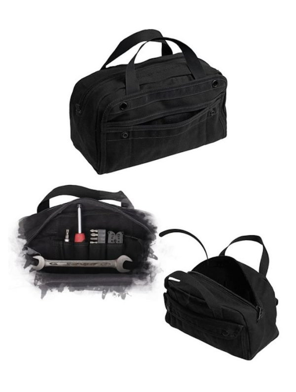 Borsa porta attrezzi piccola MIL-TEC  in tela modello WWII nera
