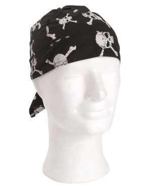 Bandana Militare MIL-TEC nera con logo teschio
