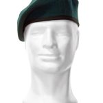 Basco Spagnolo verde con bordo in tessuto per Lagunari