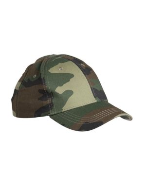 Cappello baseball bambino MIL-TEC mimetico woodland