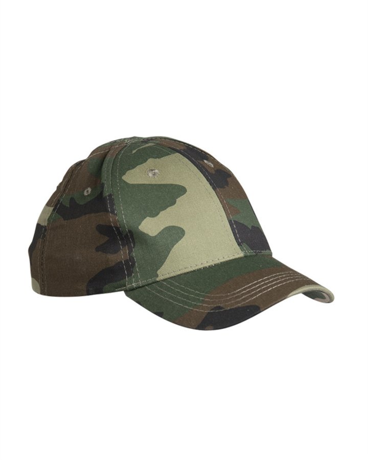 Cappello baseball bambino MIL-TEC mimetico woodland