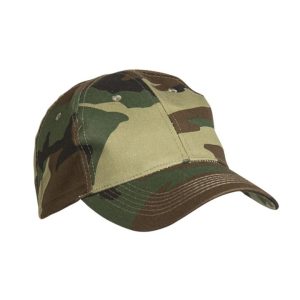 Cappello tipo baseball MIL-TEC mimetico woodland