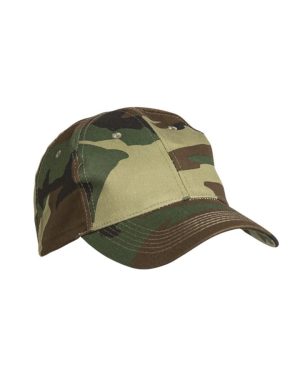 Cappello tipo baseball MIL-TEC mimetico woodland