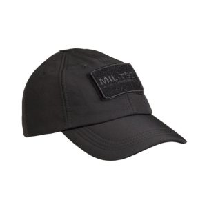 Berretto tipo baseball MIL-TEC invernale in softshell nero