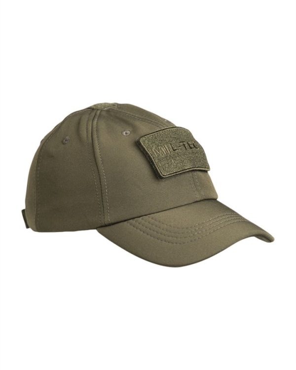 Berretto tipo baseball MIL-TEC invernale in softshell verde