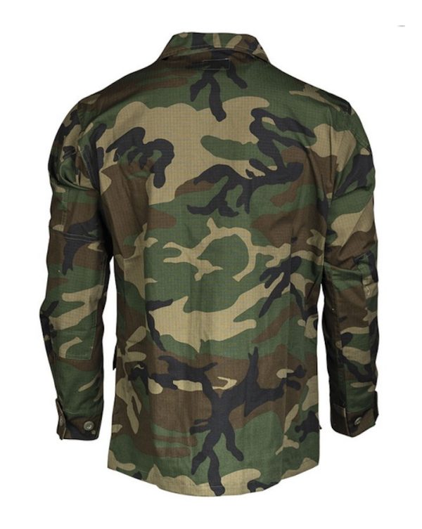 Giacca mimetica BDU  rip stop woodland TEESAR®
