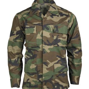 Giacca mimetica BDU  rip stop woodland TEESAR®