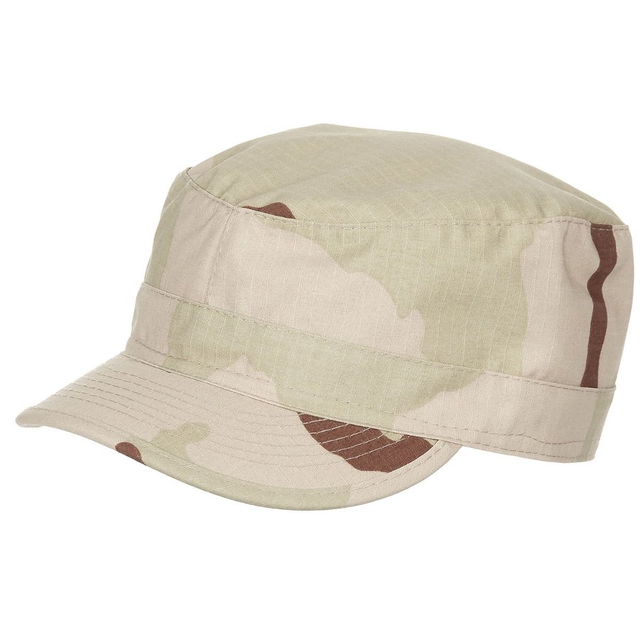 Berretto Militare BDU con visiera tonda MFH mimetico desert