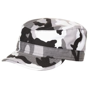 Berretto Militare BDU con visiera tonda MFH mimetico urban