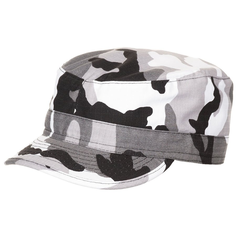 Berretto Militare BDU con visiera tonda MFH mimetico urban