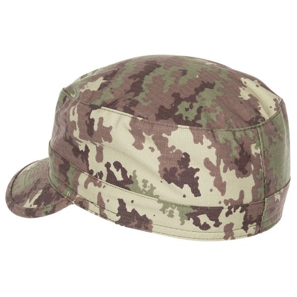 Berretto Militare BDU con visiera tonda MFH mimetico vegetato