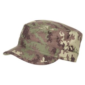 Berretto Militare BDU con visiera tonda MFH mimetico vegetato
