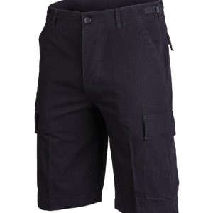 Bermuda militari bdu MIL-TEC di colore nero in cotone