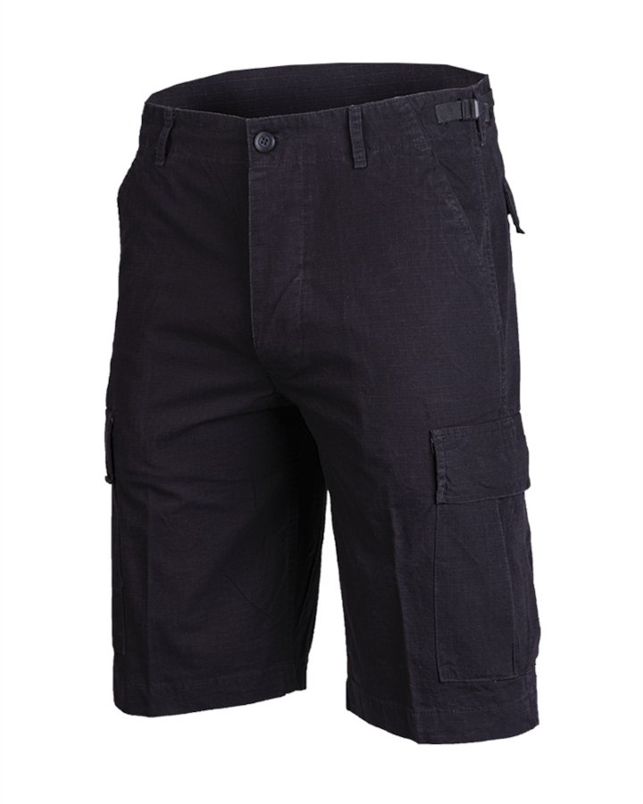 Bermuda militari bdu MIL-TEC di colore nero in cotone