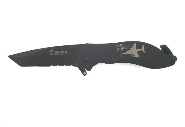 Coltello pieghevole lama mista tanto BOKER AIR FORCE
