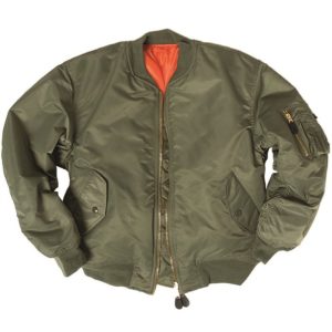 Giubbotto Pilota Bomber MA-1 by MIL-TEC di colore verde