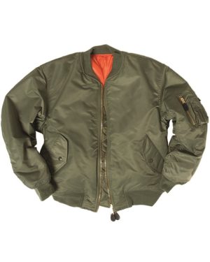 Giubbotto Pilota Bomber MA-1 by MIL-TEC di colore verde