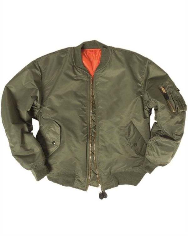 Giubbotto Pilota Bomber MA-1 by MIL-TEC di colore verde