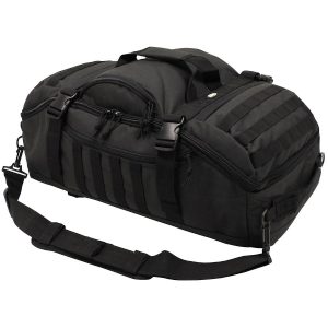 Borsa da viaggio modulare MFH da 48 litri di colore nero
