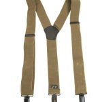 Bretelle elastiche per pantaloni MIL-TEC di colore coyote tan