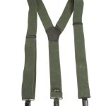 Bretelle elastiche per pantaloni MIL-TEC di colore verde