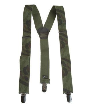 Bretelle elastiche per pantaloni MIL-TEC woodland
