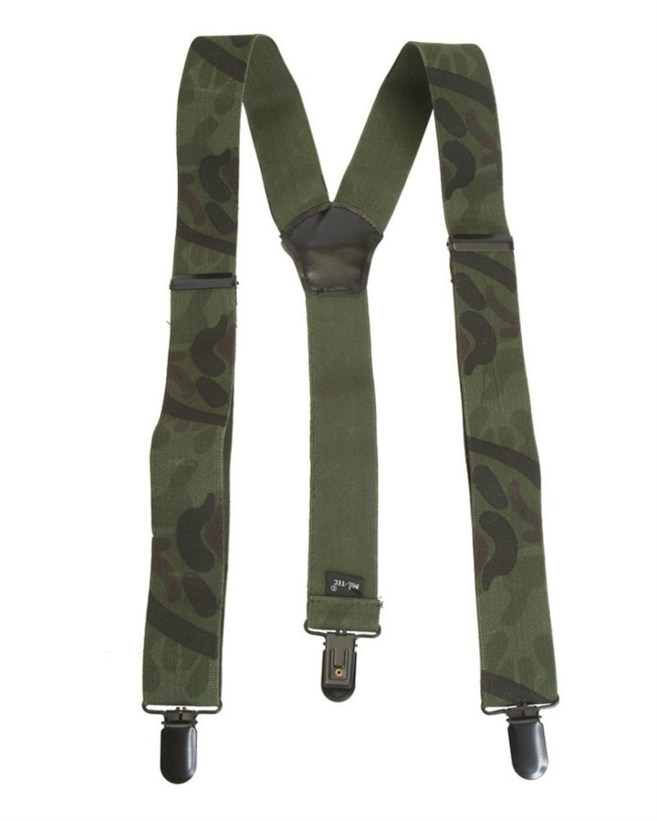 Bretelle elastiche per pantaloni MIL-TEC woodland