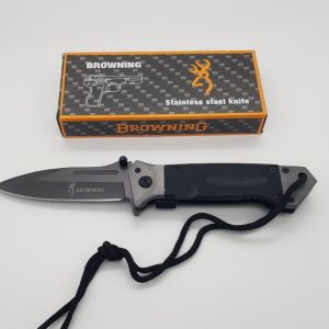 Coltello pieghevole lama liscia Browning